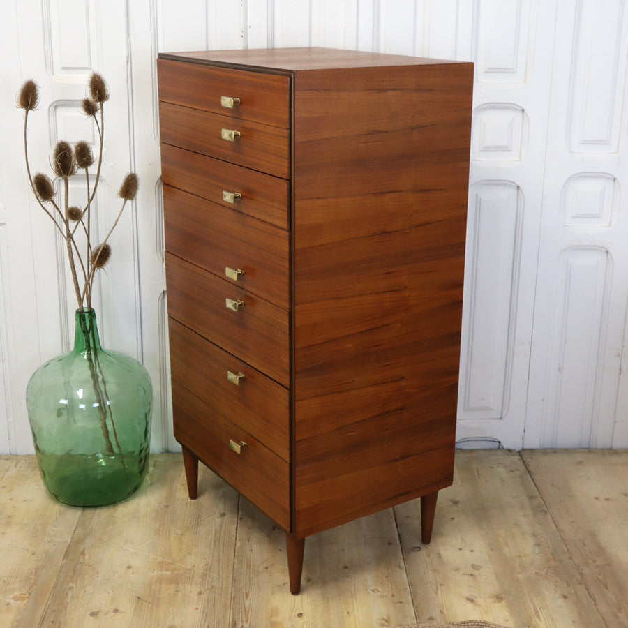 mid_century_meredew_walnut_tallboy_chest_of_drawers