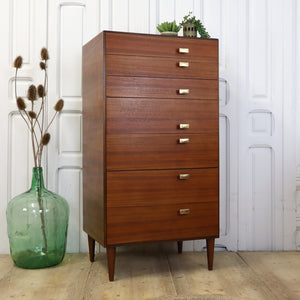 mid_century_meredew_walnut_tallboy_chest_of_drawers