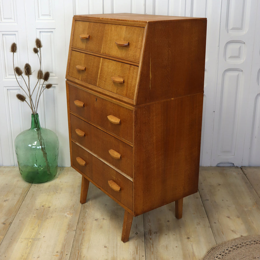 mid_century_oak_hunt_tallboy_chest_of_drawers_vanity_chest