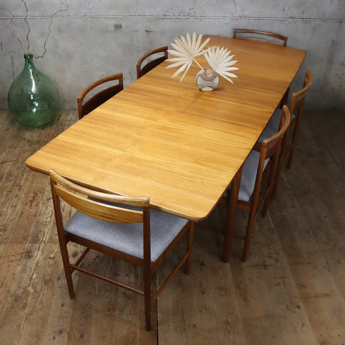 McIntosh Mid Century Teak T3 Double Extending Dining Table - 0311h ...