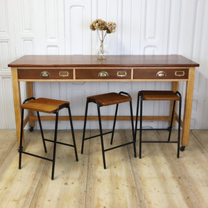 vintage_iroko_school_science_laboratory_table_kitchen_island_bar.