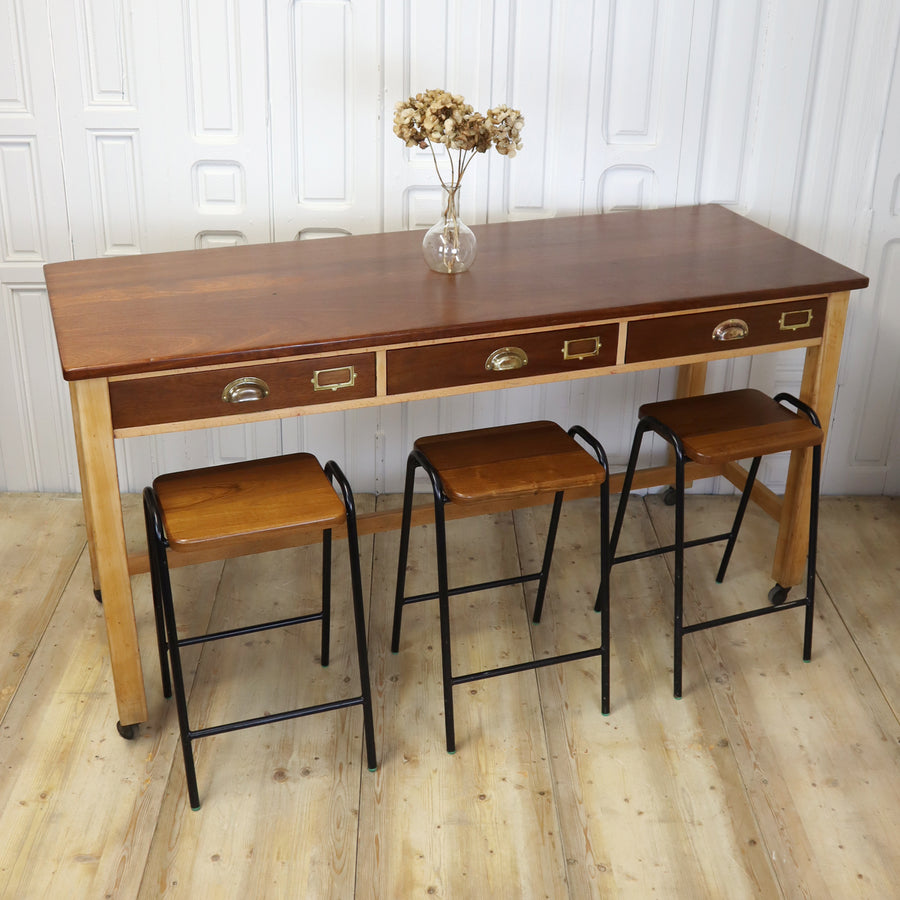 vintage_iroko_school_science_laboratory_table_kitchen_island_bar.