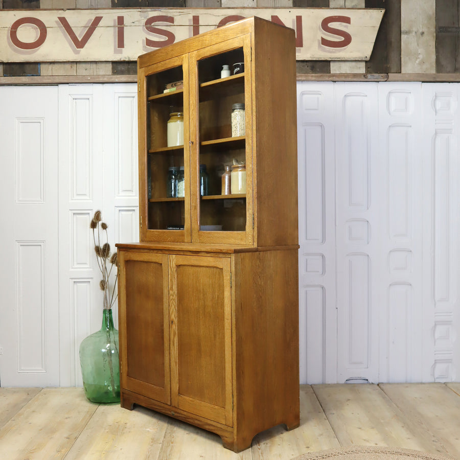 vintage_oak_mid_century_bell_barn_glazed_display_cabinet