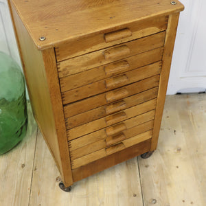 vintage_rustic_oak_glamor_buttons_haberdashery_drawers