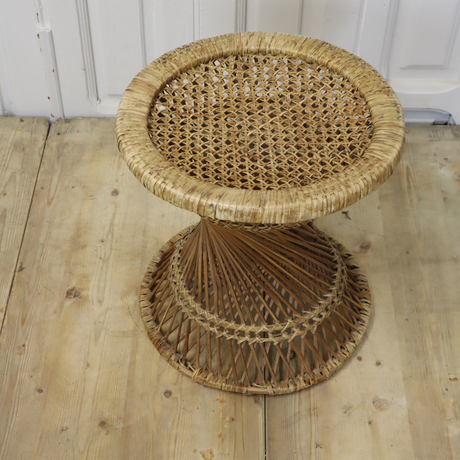 vintage_wicker_boho_mid_century_rattan_stools_tables