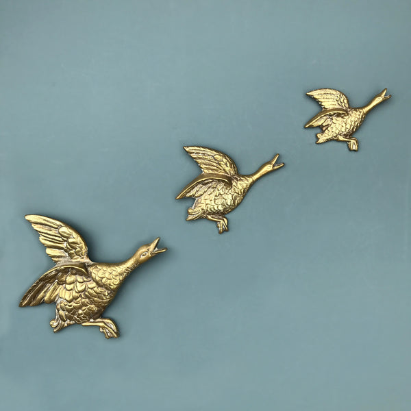 Vintage Brass Duck Wall Hook at 1stDibs