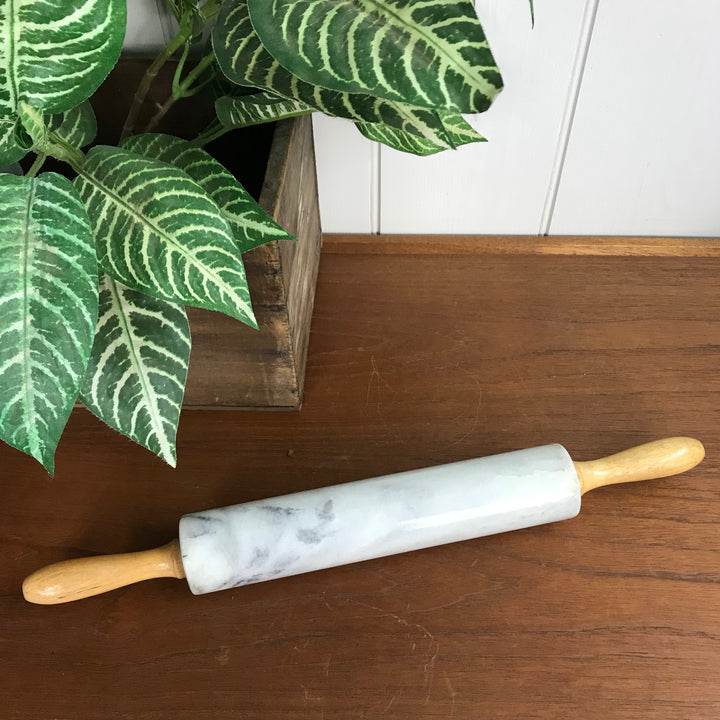 Vintage Brass Marble Rolling Pin