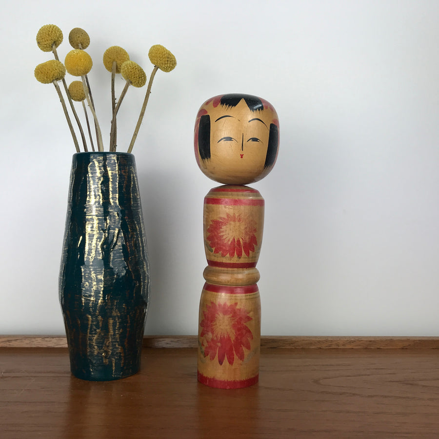 Vintage Japanese Kokeshi Doll A22 - MEDIUM