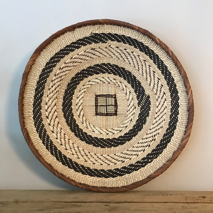 Ethnic African Binga Basket #7b - D40cm