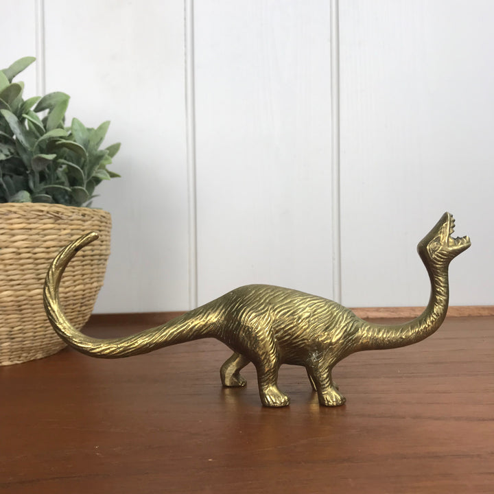 Vintage Brass Dinosaur #A1