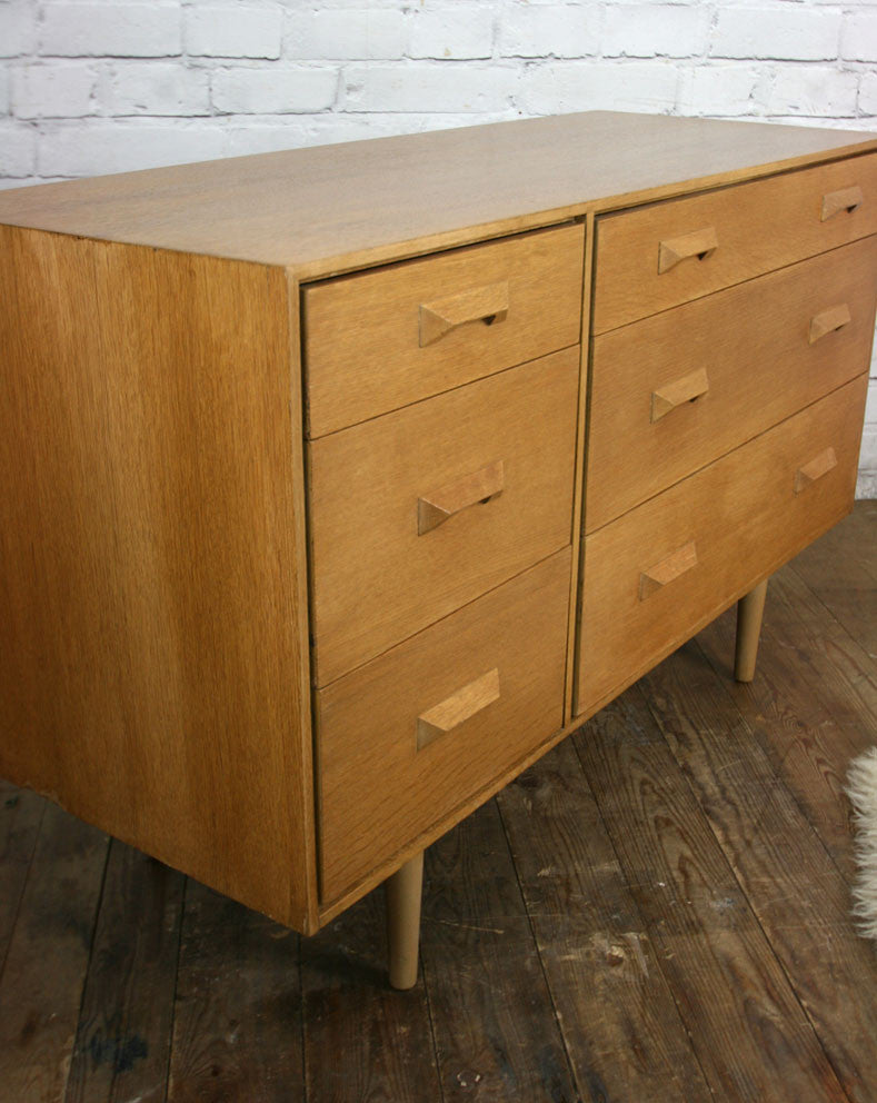 Mid Century Stag 'Concord' Oak Chest of Drawers