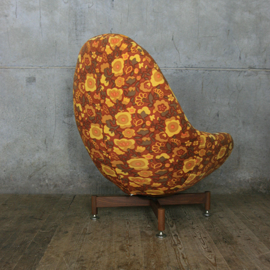 Mid Century Swivel Egg Chair (prop use) - Pair Available