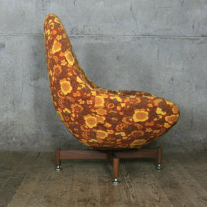 Mid Century Swivel Egg Chair (prop use) - Pair Available