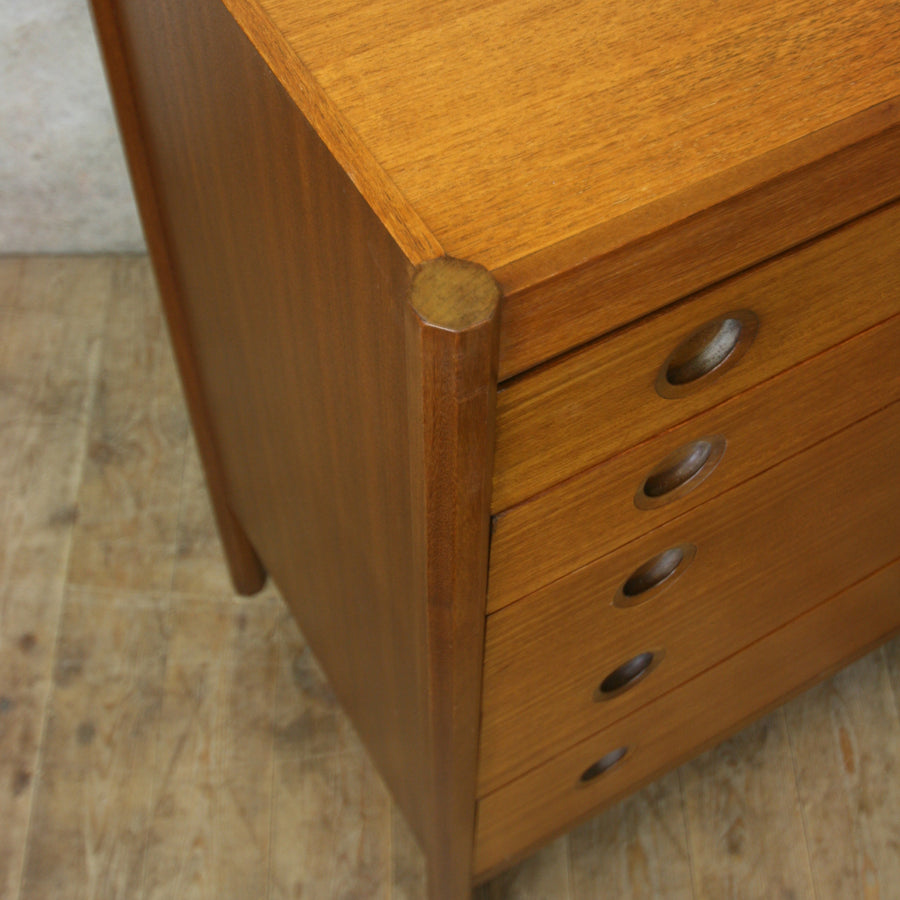 Mid Century Teak Tallboy / Chest of Drawers